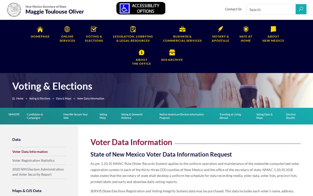 Hobbs residents directory New Mexico voter data information
