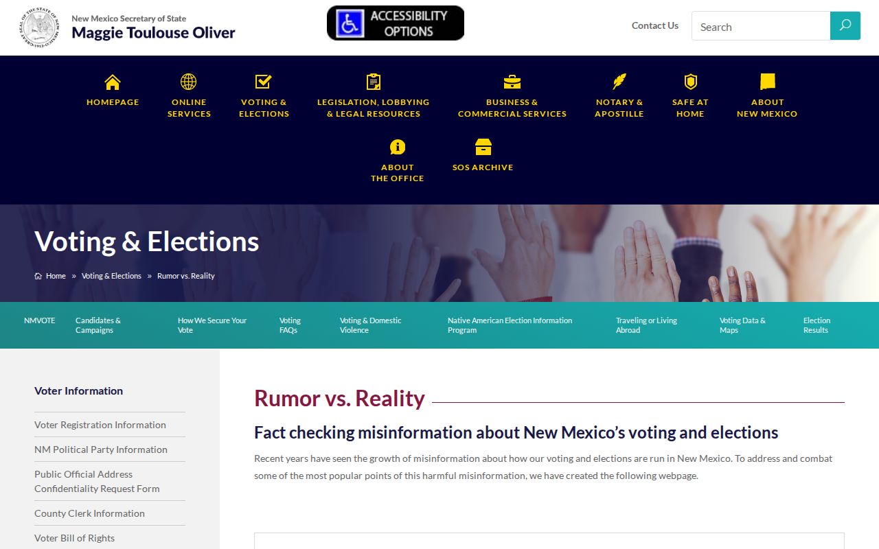 Hobbs neighbors New Mexico voter privacy guidance