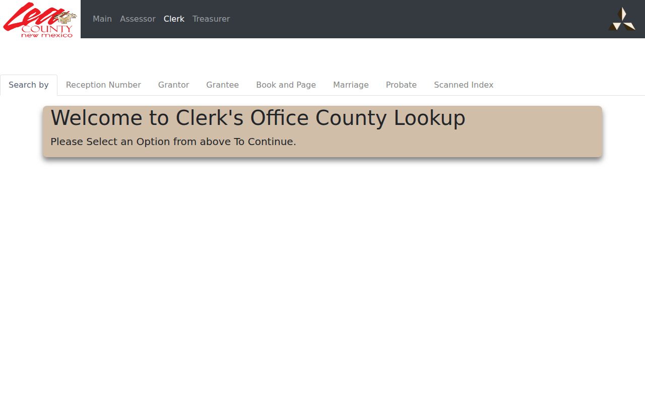 Hobbs street directory Lea County Clerk LiveWeb recording and scanned index search